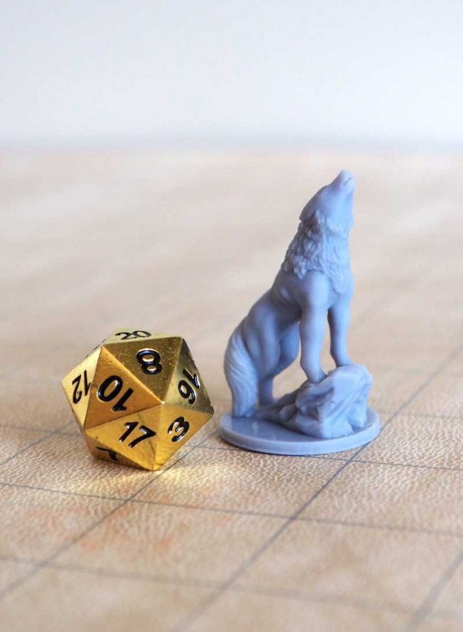 miniature loup commun