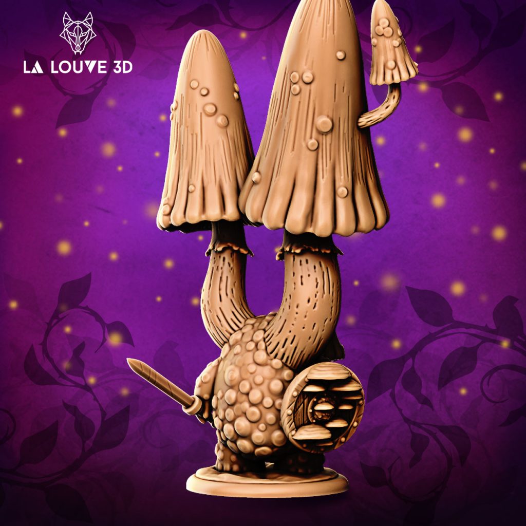 Coprinus La Louve 3d Coprinus La Louve 3d
